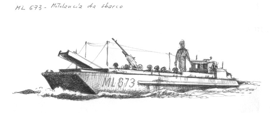 1940 ~ -  Motolancia da sbarco ML673
